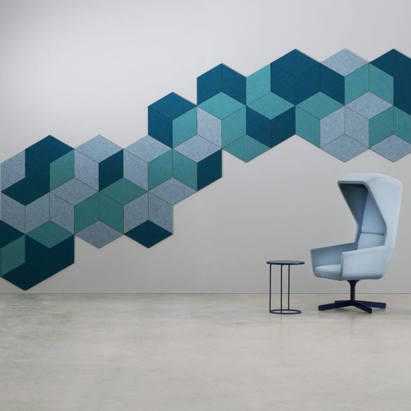 Rhombus acoustic panels