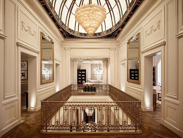 Stretch ceilings in Brussels Gallery