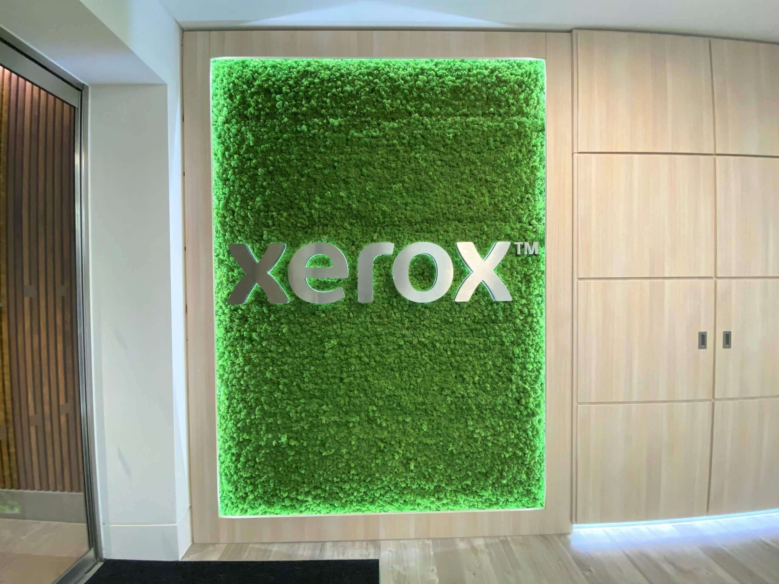 Moss Xerox wall sign