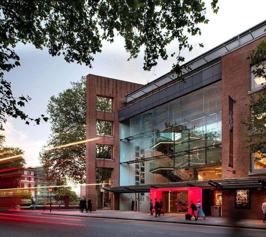 Image of Sadler’s Wells Theatre building from the outside